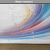 image:imageAmbesonne Abstract Place Mats Set of 4 Modern Rainbow Inspired Wavy Pattern with Blank Background Image Washable Fabric Placemats for Dining Table Standard Size Blue Purple