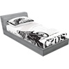 image:imageAmbesonne Airplane Fitted Sheet amp Pillow Sham Set Planes Fying in Air Aviation Love Airport Helicopters and Jets Cartoon Style Print Decorative Printed 2 Piece Bedding Decor Set Twin TealBlack Charcoal