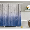 image:imageAmbesonne Anime Shower Curtain Cartoon Smiling Panda Fun Animal Theme Japanese Manga Teen Art Print Cloth Fabric Bathroom Decor Set with Hooks 69 W x 70 L White GreyCobalt Grey