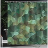 image:imageAmbesonne Anime Shower Curtain Cartoon Smiling Panda Fun Animal Theme Japanese Manga Teen Art Print Cloth Fabric Bathroom Decor Set with Hooks 69 W x 70 L White GreyJade Green