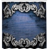 image:imageAmbesonne Anime Shower Curtain Cartoon Smiling Panda Fun Animal Theme Japanese Manga Teen Art Print Cloth Fabric Bathroom Decor Set with Hooks 69 W x 70 L White GreyDark Blue Grey