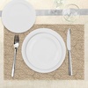 image:imageAmbesonne Beige Place Mats Set of 4 Baroque Floral Swirls Damask Pattern Classic Victorian Style in Retro Antique Background Washable Fabric Placemats for Dining Table Standard Size French Beige