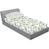 image:imageAmbesonne Cartoon Fitted Sheet amp Pillow Sham Set Sleeping Prince Frog in a Cap Polka Dots Background Animal World Kids Design Decorative Printed 3 Piece Bedding Decor Set Queen Green and BlueApple Green Turquoise