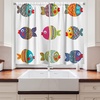 image:imageAmbesonne Cartoon Kitchen Curtains Colorful Scene of Animals Happy Smiling Faces Digital Illustration Window Drapes 2 Panel Set for Kitchen Cafe Decor 55 x 39 Lime Green and MulticolorWhite and Green