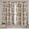 image:imageAmbesonne Cartoon Kitchen Curtains Group of Savannah Jungle Animals with Funny Expressions Savannah Mascots Print Window Drapes 2 Panel Set for Kitchen Cafe Decor 55 x 39 Orange Multicolor GreenPale Grey Apricot Brown