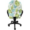 image:imageAmbesonne Cartoon Office Chair Slipcover Xray Part of an Abstract Skeleton Image in Repetitive Grunge Pattern Protective Stretch Decorative Fabric Cover Standard Size Ivory CharcoalCharcoal Dimgrey