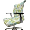 image:imageAmbesonne Cartoon Office Chair Slipcover Xray Part of an Abstract Skeleton Image in Repetitive Grunge Pattern Protective Stretch Decorative Fabric Cover Standard Size Ivory CharcoalCharcoal Dimgrey