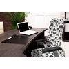 image:imageAmbesonne Cartoon Office Chair Slipcover Xray Part of an Abstract Skeleton Image in Repetitive Grunge Pattern Protective Stretch Decorative Fabric Cover Standard Size Ivory CharcoalBlue Grey