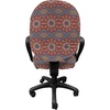 image:imageAmbesonne Cartoon Office Chair Slipcover Xray Part of an Abstract Skeleton Image in Repetitive Grunge Pattern Protective Stretch Decorative Fabric Cover Standard Size Ivory CharcoalTurquoise Orange