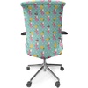 image:imageAmbesonne Cartoon Office Chair Slipcover Xray Part of an Abstract Skeleton Image in Repetitive Grunge Pattern Protective Stretch Decorative Fabric Cover Standard Size Ivory CharcoalTeal Pink