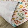 image:imageAmbesonne Cartoon Place Mats Set of 4 Autumn Pattern Owl Fox Squirrel Birds Animal Leaves Print Washable Fabric Placemats for Dining Table Standard Size Cream Orange