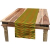 image:imageAmbesonne Cartoon Table Runner Repetitive Vintage Pattern of Globe Laptops Notes and Bus Funny Print Dining Room Kitchen Rectangular Runner 16 X 72 Champagne and MulticolorMarigold Green