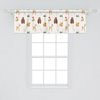 image:imageAmbesonne Cartoon Window Valance Botanical Animal Print with Tigers and Leafy Branches Curtain Valance for Kitchen Bedroom Decor with Rod Pocket 54 X 12 Dark Orange MulticolorBurnt Orange