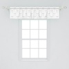image:imageAmbesonne Cartoon Window Valance Botanical Animal Print with Tigers and Leafy Branches Curtain Valance for Kitchen Bedroom Decor with Rod Pocket 54 X 12 Dark Orange MulticolorWhite Pale Grey