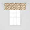 image:imageAmbesonne Cartoon Window Valance Summer Style Funny Demonstration of Happy Flying Characters and Hexagon Comb Curtain Valance for Kitchen Bedroom Decor with Rod Pocket 54 X 18 Sky Blue MustardSepia Multicolor