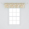 image:imageAmbesonne Cartoon Window Valance Summer Style Funny Demonstration of Happy Flying Characters and Hexagon Comb Curtain Valance for Kitchen Bedroom Decor with Rod Pocket 54 X 18 Sky Blue MustardMustard Orange Sage Green