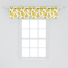 image:imageAmbesonne Cartoon Window Valance Summer Style Funny Demonstration of Happy Flying Characters and Hexagon Comb Curtain Valance for Kitchen Bedroom Decor with Rod Pocket 54 X 18 Sky Blue MustardLime Green Earth Yellow