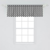 image:imageAmbesonne Cartoon Window Valance Summer Style Funny Demonstration of Happy Flying Characters and Hexagon Comb Curtain Valance for Kitchen Bedroom Decor with Rod Pocket 54 X 18 Sky Blue MustardCharcoal Grey White