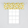 image:imageAmbesonne Cartoon Window Valance Summer Style Funny Demonstration of Happy Flying Characters and Hexagon Comb Curtain Valance for Kitchen Bedroom Decor with Rod Pocket 54 X 18 Sky Blue MustardLime Green Earth Yellow