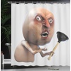 image:imageAmbesonne Cat Shower Curtain Rich Queen Kitty Character on Money Boss Lady Animal Funny Cartoon Cloth Fabric Bathroom Decor Set with Hooks 69 W x 70 L Cream Hunter Green and OrangeTan and Peach