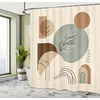image:imageAmbesonne Cat Shower Curtain Rich Queen Kitty Character on Money Boss Lady Animal Funny Cartoon Cloth Fabric Bathroom Decor Set with Hooks 69 W x 70 L Cream Hunter Green and OrangeBeige Dark Sea Green Tan