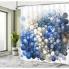image:imageAmbesonne Cat Shower Curtain Rich Queen Kitty Character on Money Boss Lady Animal Funny Cartoon Cloth Fabric Bathroom Decor Set with Hooks 69 W x 70 L Cream Hunter Green and OrangeEggshell and Dark Slate Blue