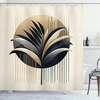 image:imageAmbesonne Cat Shower Curtain Rich Queen Kitty Character on Money Boss Lady Animal Funny Cartoon Cloth Fabric Bathroom Decor Set with Hooks 69 W x 70 L Cream Hunter Green and OrangeIvory Camel Dark Blue