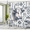 image:imageAmbesonne Cat Shower Curtain Rich Queen Kitty Character on Money Boss Lady Animal Funny Cartoon Cloth Fabric Bathroom Decor Set with Hooks 69 W x 70 L Cream Hunter Green and OrangeDark Blue Grey and White