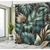 image:imageAmbesonne Cat Shower Curtain Rich Queen Kitty Character on Money Boss Lady Animal Funny Cartoon Cloth Fabric Bathroom Decor Set with Hooks 69 W x 70 L Cream Hunter Green and OrangePetrol Blue Khaki Teal
