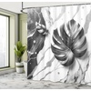 image:imageAmbesonne Cat Shower Curtain Rich Queen Kitty Character on Money Boss Lady Animal Funny Cartoon Cloth Fabric Bathroom Decor Set with Hooks 69 W x 70 L Cream Hunter Green and OrangeDimgray Coconut Pearl