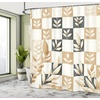 image:imageAmbesonne Cat Shower Curtain Rich Queen Kitty Character on Money Boss Lady Animal Funny Cartoon Cloth Fabric Bathroom Decor Set with Hooks 69 W x 70 L Cream Hunter Green and OrangeBeige Ecru Dimgray