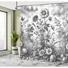 image:imageAmbesonne Cat Shower Curtain Rich Queen Kitty Character on Money Boss Lady Animal Funny Cartoon Cloth Fabric Bathroom Decor Set with Hooks 69 W x 70 L Cream Hunter Green and OrangeDark Sepia Pearl