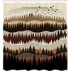 image:imageAmbesonne Cat Shower Curtain Rich Queen Kitty Character on Money Boss Lady Animal Funny Cartoon Cloth Fabric Bathroom Decor Set with Hooks 69 W x 70 L Cream Hunter Green and OrangeTan Burgundy and Ivory