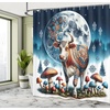 image:imageAmbesonne Cat Shower Curtain Rich Queen Kitty Character on Money Boss Lady Animal Funny Cartoon Cloth Fabric Bathroom Decor Set with Hooks 69 W x 70 L Cream Hunter Green and OrangePetrol Blue and Burnt Sienna