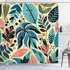image:imageAmbesonne Cat Shower Curtain Rich Queen Kitty Character on Money Boss Lady Animal Funny Cartoon Cloth Fabric Bathroom Decor Set with Hooks 69 W x 70 L Cream Hunter Green and OrangeTurquoise Sea Blue Coral