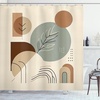 image:imageAmbesonne Cat Shower Curtain Rich Queen Kitty Character on Money Boss Lady Animal Funny Cartoon Cloth Fabric Bathroom Decor Set with Hooks 69 W x 70 L Cream Hunter Green and OrangeBeige Dark Sea Green Tan