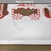 image:imageAmbesonne Christmas Place Mats Set of 4 Train Gingerbread Cream Candy Cartoon Toys Snowflakes Presents Washable Fabric Placemats for Dining Table Standard Size White Brown