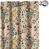image:imageAmbesonne Dotted Curtains Teddy Bear Style Dog on Nostalgic Polka Dots Cartoon Window Treatments 2 Panel Set for Living Room Bedroom Pair of  28 x 63 Blue BrownAmber Paprika and Slate Blue