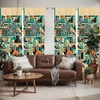 image:imageAmbesonne Dragon Window Curtains Cartoon Dragons Silly Expressions Colorful Flying Fantasy Characters Lightweight Decor 2Panel Set with Rod Pocket Pair of  28 x 84 Multicolor RubyCadet Blue Teal Orange