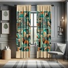 image:imageAmbesonne Dragon Window Curtains Cartoon Dragons Silly Expressions Colorful Flying Fantasy Characters Lightweight Decor 2Panel Set with Rod Pocket Pair of  28 x 84 Multicolor RubyCadet Blue Teal Orange