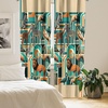 image:imageAmbesonne Dragon Window Curtains Cartoon Dragons Silly Expressions Colorful Flying Fantasy Characters Lightweight Decor 2Panel Set with Rod Pocket Pair of  28 x 84 Multicolor RubyCadet Blue Teal Orange