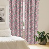 image:imageAmbesonne Dragon Window Curtains Cartoon Dragons Silly Expressions Colorful Flying Fantasy Characters Lightweight Decor 2Panel Set with Rod Pocket Pair of  28 x 84 Multicolor RubyCoral Green