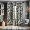 image:imageAmbesonne Dragon Window Curtains Cartoon Dragons Silly Expressions Colorful Flying Fantasy Characters Lightweight Decor 2Panel Set with Rod Pocket Pair of  28 x 84 Multicolor RubyEggshell and Dark Grey