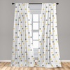 image:imageAmbesonne Dragon Window Curtains Cartoon Dragons Silly Expressions Colorful Flying Fantasy Characters Lightweight Decor 2Panel Set with Rod Pocket Pair of  28 x 84 Multicolor RubyGrey and Black