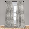 image:imageAmbesonne Dragon Window Curtains Cartoon Dragons Silly Expressions Colorful Flying Fantasy Characters Lightweight Decor 2Panel Set with Rod Pocket Pair of  28 x 84 Multicolor RubyEggshell Charcoal