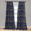 image:imageAmbesonne Dragon Window Curtains Cartoon Dragons Silly Expressions Colorful Flying Fantasy Characters Lightweight Decor 2Panel Set with Rod Pocket Pair of  28 x 84 Multicolor RubyYellow Blue