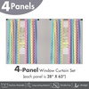 image:imageAmbesonne Dragon Window Curtains Cartoon Dragons Silly Expressions Colorful Flying Fantasy Characters Lightweight Decor 2Panel Set with Rod Pocket Pair of  28 x 84 Multicolor RubyPink and Yellow