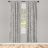 image:imageAmbesonne Dragon Window Curtains Cartoon Dragons Silly Expressions Colorful Flying Fantasy Characters Lightweight Decor 2Panel Set with Rod Pocket Pair of  28 x 84 Multicolor RubyEggshell Charcoal