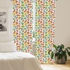 image:imageAmbesonne Dragon Window Curtains Cartoon Dragons Silly Expressions Colorful Flying Fantasy Characters Lightweight Decor 2Panel Set with Rod Pocket Pair of  28 x 84 Multicolor RubyMulticolor Ruby