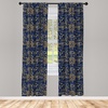 image:imageAmbesonne Dragon Window Curtains Cartoon Dragons Silly Expressions Colorful Flying Fantasy Characters Lightweight Decor 2Panel Set with Rod Pocket Pair of  28 x 84 Multicolor RubyYellow Blue
